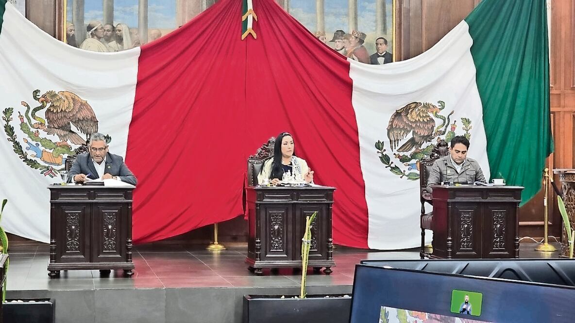 La Diputación Permanente de la 62 Legislatura recibió la iniciativa de la gobernadora sobre el derecho al cuidado digno. Foto: Alma Rodríguez/ EL UNIVERSAL