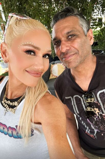 Gwen Stefani y Tony Kanal en la presentación de ayer de No Doubt en Coachella 2024.
Foto: Instagram