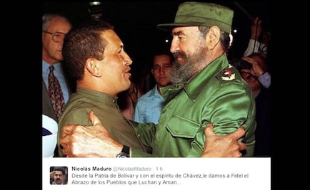 Maduro da a Fidel un abrazo "de los pueblos que aman"