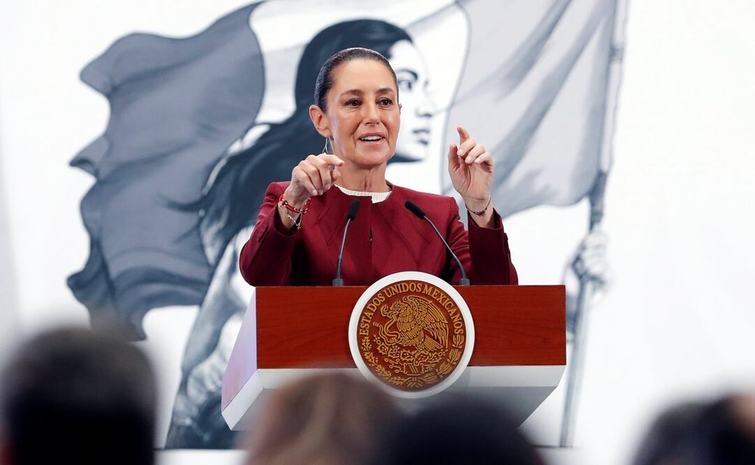 Claudia Sheinbaum Pardo, presidenta de México. Foto: EFE/ Mario Guzmán