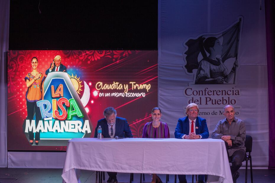 El elenco de "La risa mañanera" presentó la obra en el Teatro Sogem Wilberto Cantón de la CDMX. Foto: Fernanda Zamora/EL UNIVERSAL