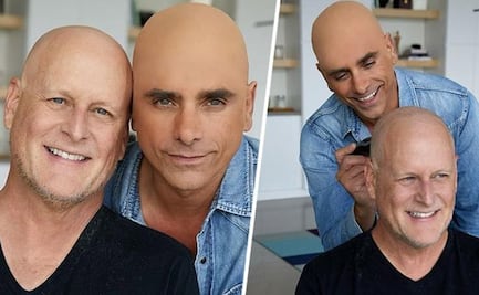 Critican a John Stamos tras simular estar calvo: quiso solidarizarse con Dave Coulier, quien padece cáncer