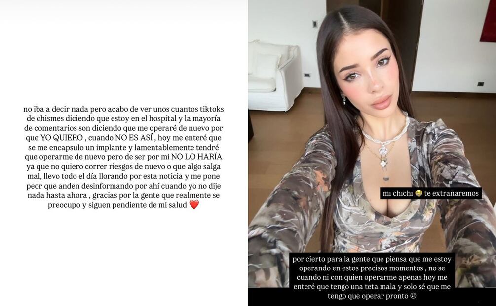 La influencer aclaró lo que había detrás de su hospitalización. Fotos: Instagram
