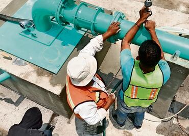 Avanzan obras para reforzar el abasto de agua en CDMX