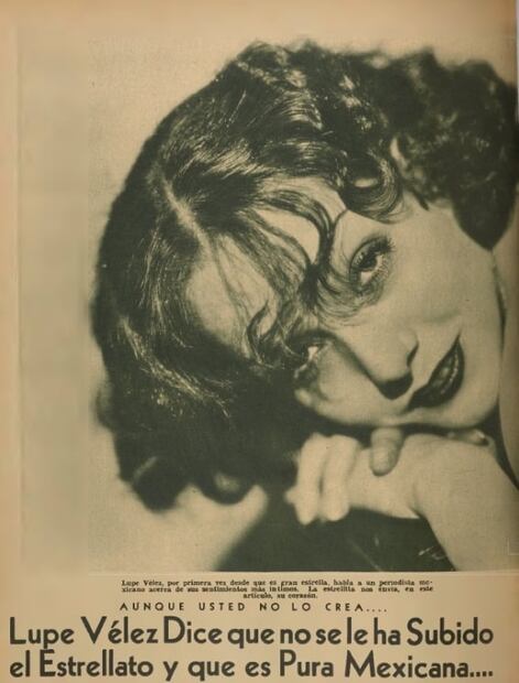 Antes de suicidarse, Lupe Vélez hizo una fiesta y comió mole mexicano