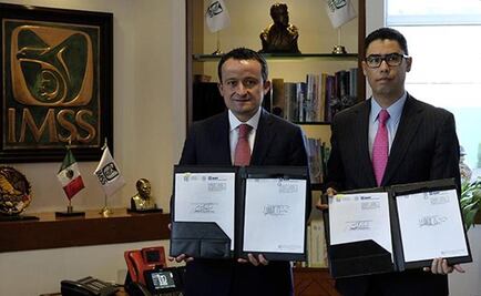 Firman IMSS y SAT convenio para evitar evasión
