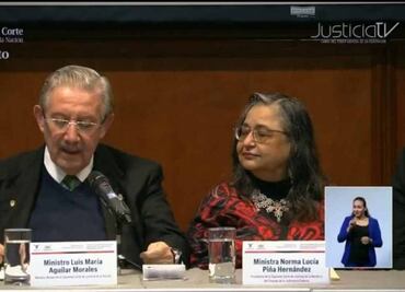 VIDEO: Corte despide al ministro Luis María Aguilar; "estoy muy satisfecho", asegura tras 15 años de servicio