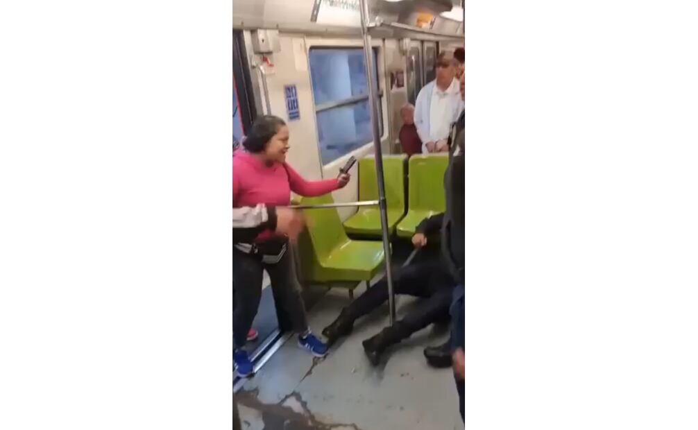 Conflicto en la Línea 8 del Metro (07/01/2025). Foto: Captura de pantalla