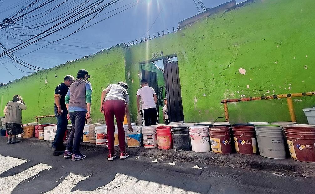 Escases de agua en la CDMX. FOTO: EDUARDO CASTAÑEDA. EL UNIVERSAL