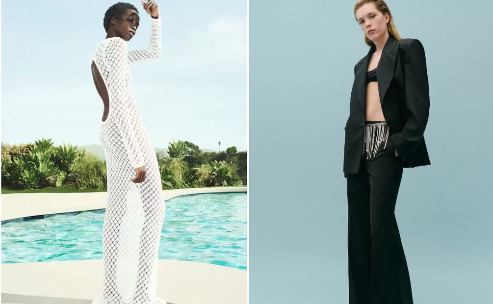 La sastrería es uno de los puntos fuertes de Victoria Beckham x Mango. Foto: Mango