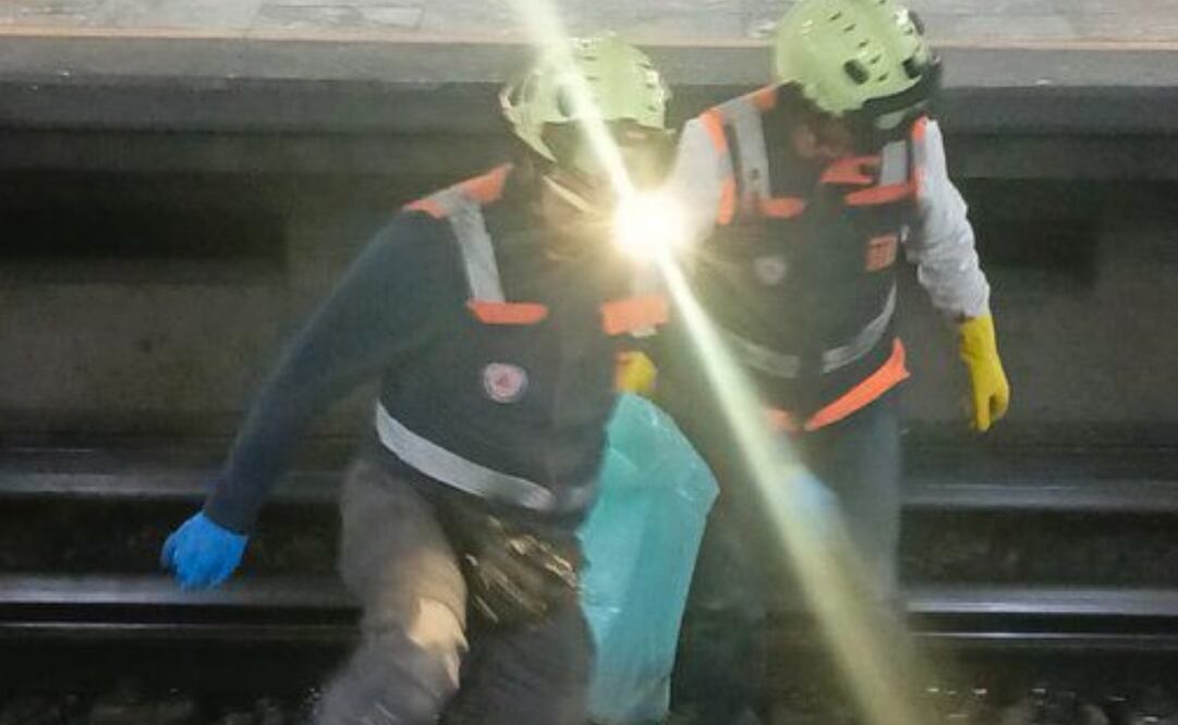 Mujer muere tras ser arrollada en estación  Valle Gómez de la Línea 5 del Metro (09/01/2025). Foto: Especial