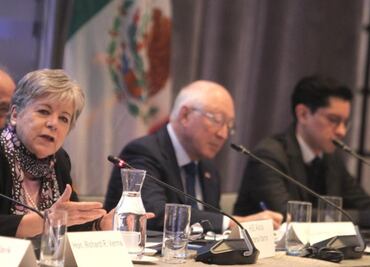 Canciller Alicia Bárcena celebra en Washington “cifra inmensa” de comercio con EU