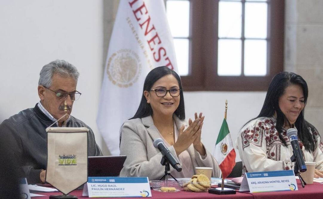 Ariadna Montiel, secretaria de Bienestar, encabeza foro “Diálogos con Sembrando Vida: resultados y perspectivas hacia una política pública de atención al campo mexicano” / Foto: Especial