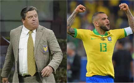 Miguel Herrera "le hace el feo" a Dani Alves