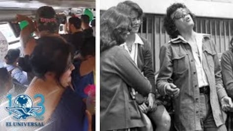 Pasajeros de microbús se unen para cantar “El Triste”, de José José