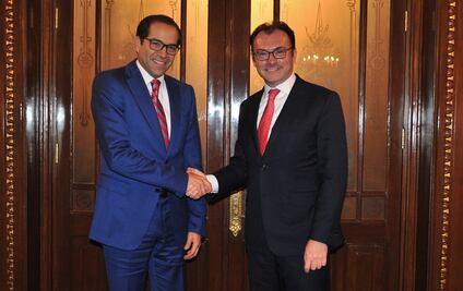 Se reúne Videgaray con gobernador electo de Colima