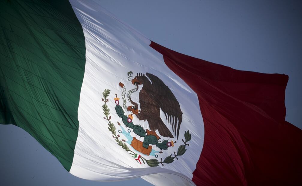 La bandera de México - Foto: Juan Boites/EL UNIVERSAL