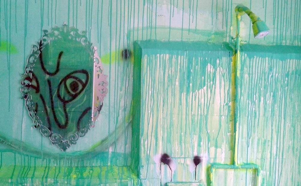 El final del centro cultural Bélgica en la colonia Portales llegó cuando uno de los artistas decidió pintar sus dibujos en los interiores de la casa que rentaban, lo cual no gustó nada a la dueña y decidió sacarlos definitivamente de su propiedad. Especial, Cortesía.