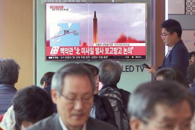 Norcorea responde a sanciones con misil