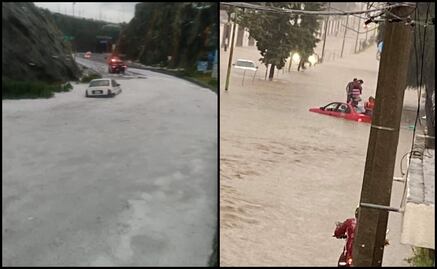 Lluvias provocan caos en Pachuca y Mineral de la Reforma, en Hidalgo
