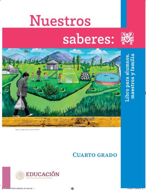 Nuestros saberes para Cuarto grado / Captura de pantalla