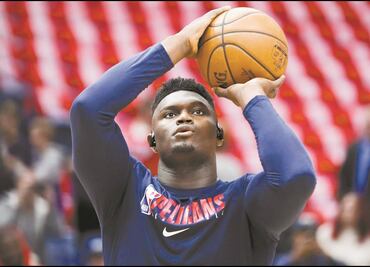 Zion Williamson vuelve a la burbuja en Orlando