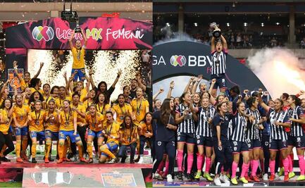 ¿Cuántos títulos tienen Tigres y Rayadas en la Liga MX Femenil?