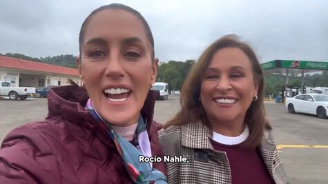 "El 2 de junio vamos a estar celebrando", dice Sheinbaum junto a Rocío Nahle desde Veracruz