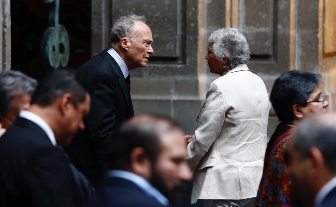 Alejandro Gertz Manero en informe de cuarto año de Gobierno de AMLO. Foto: Diego Simón. EL UNIVERSAL