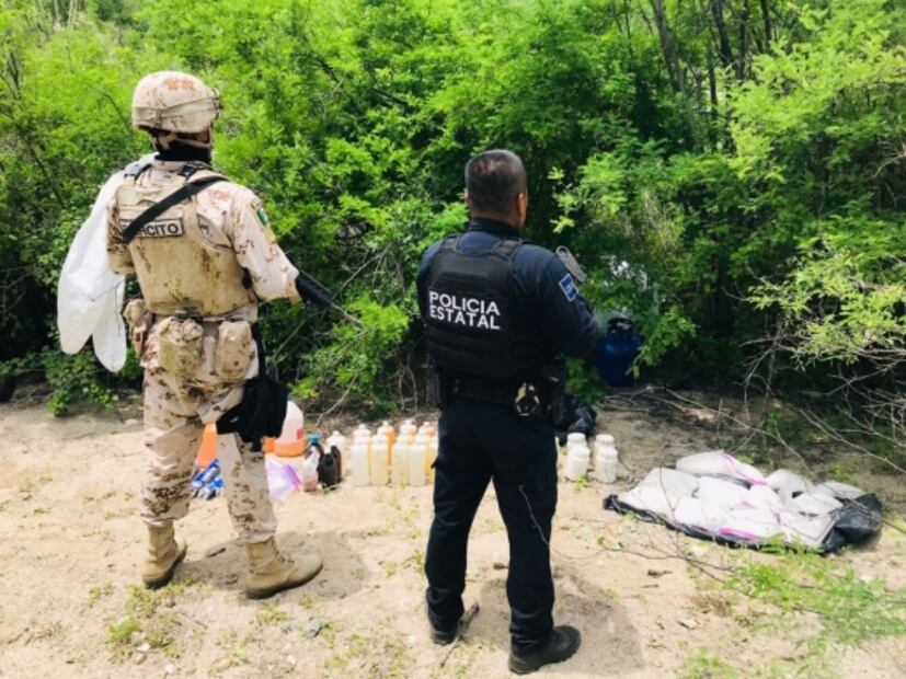 Hallan dos laboratorios clandestinos de metanfetaminas en Hermosillo, Sonora
