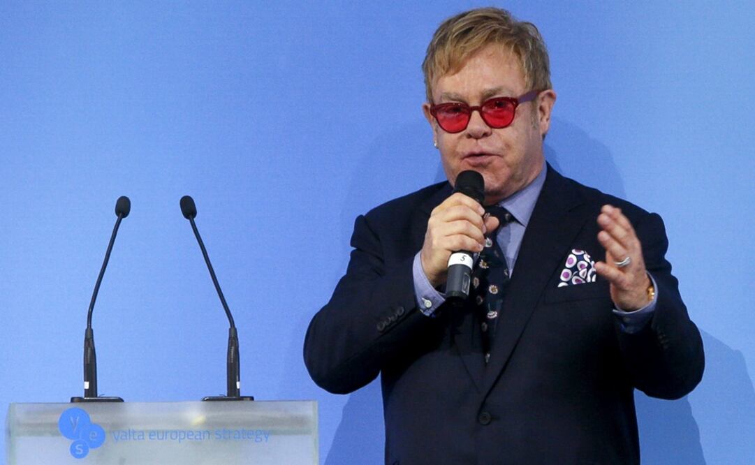 El famoso cantante británico visitó el pasado fin de semana la capital ucraniana, Kiev. FOTO: REUTERS 