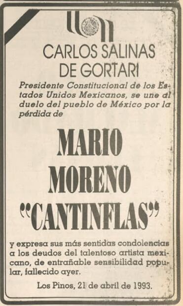 Así fueron las primeras apariciones de Cantinflas; al final, el actor estaba preparado para morir