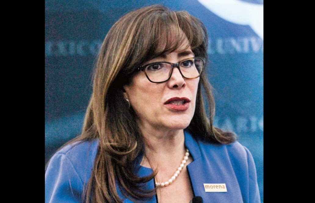 La presidenta nacional de Morena, Yeidckol Polevnsky, dijo que a pesar de los ataques cibernéticos no nos detendrán y que la transición va. Foto: Archivo/EL UNIVERSAL