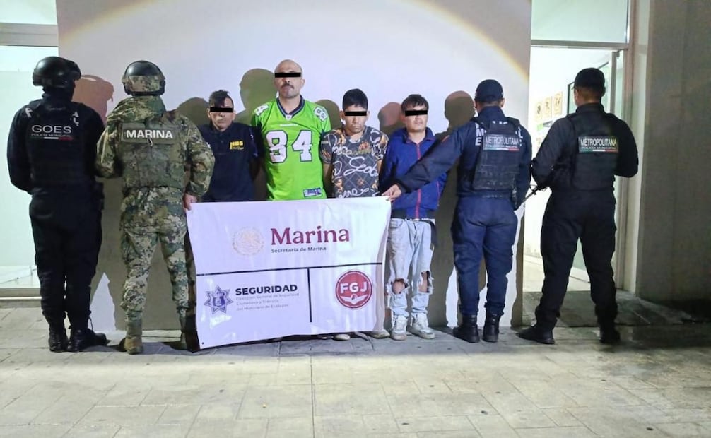 Desarticulan grupo criminal “Los Bunga” dedicado al robo de vehículos en Edomex. Foto: Especial