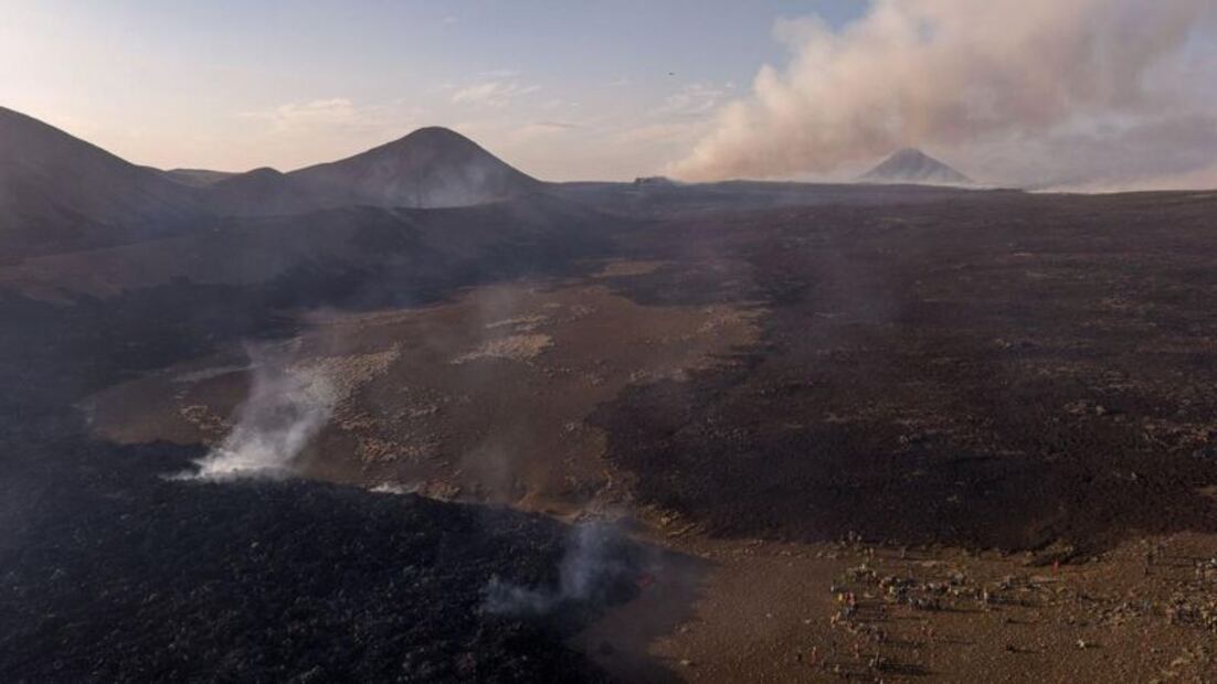 Litli-Hrútur es parte del área volcánica Fagradalsfjall. Foto: BBC News