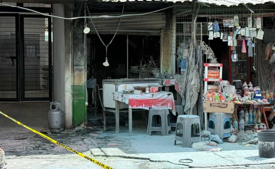 Se registra incendio en local comercial de CETRAM Zaragoza (01/06/2025). Foto: Especial