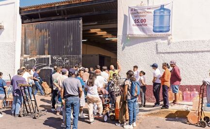 Abarrotan purificadora de agua del DIF por escasez en Iztapalapa