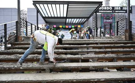 Instalarán puente peatonal en el Mercado de San Juan en la alcaldía Cuauhtémoc; invertirán 4 mdp
