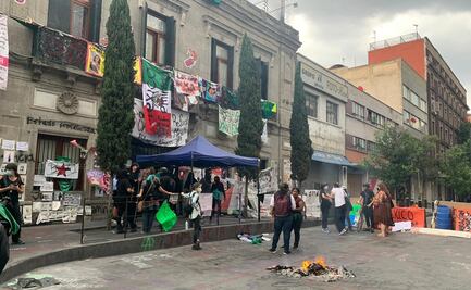 Colectivo feminista, en alerta por posible intento de desalojo de la CNDH
