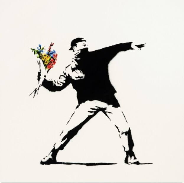Bitcoin y Ether: Obra de Banksy se subasta en criptomonedas