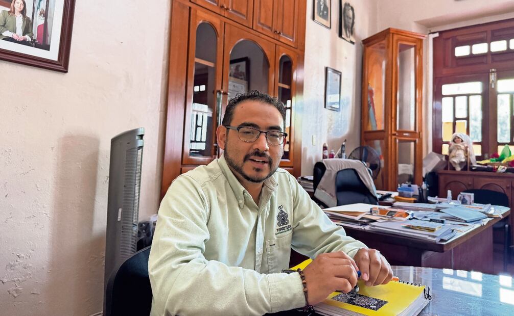El alcalde Perseo Quiroz dijo que los compradores no adquieren la propiedad de la tierra porque no hay propiedad privada en Tepoztlán. Foto: Justino Miranda / EL UNIVERSAL