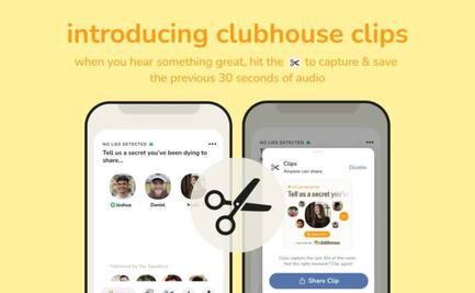 Clubhouse anuncia nueva función para grabar conversaciones