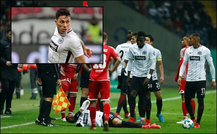 Con Carlos Salcedo el Eintracht Frankfurt goleó al Mainz