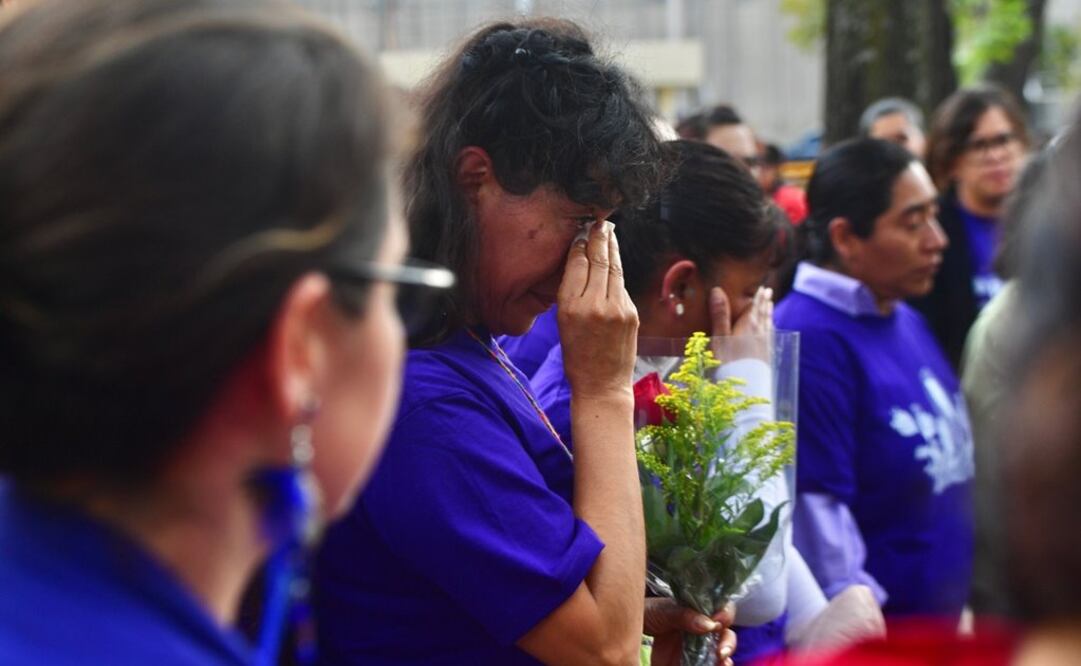 Araceli Osorio, madre de la victima, estuvo presente durante esta audiencia final y recordó que en las disculpas públicas que le ofreció el Estado mexicano. Foto: Hugo García. EL UNIVERSAL