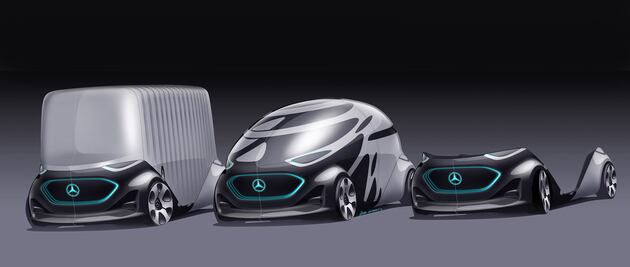 Mercedes-Benz revela una plataforma modular autónoma 