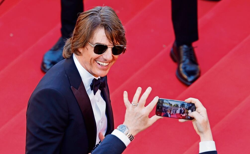 El actor se dejó tomar fotos por sus fans previo al estreno del filme. Foto: AFP, AP y EFE