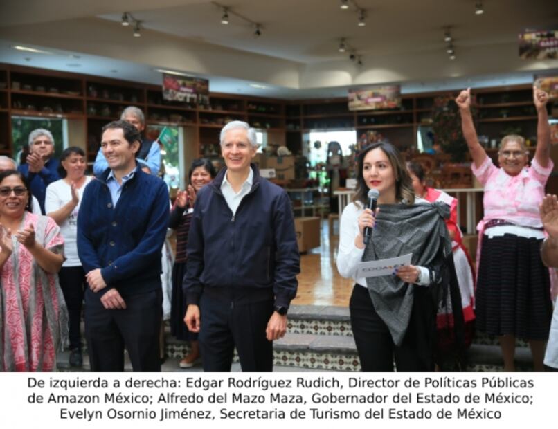 Amazon y Edomex firman acuerdo para promover artesanos