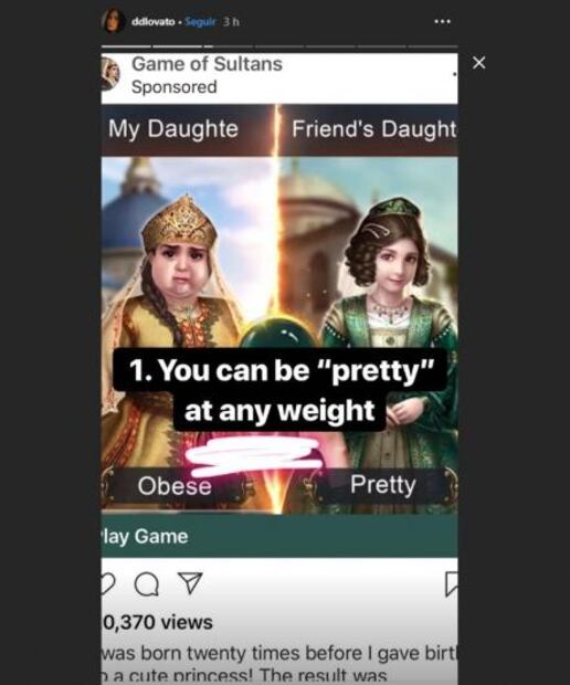 Demi Lovato explota contra Instragram por anuncio