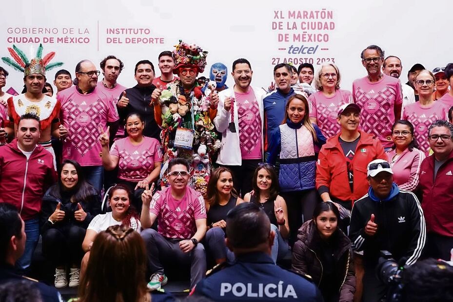 Maratón CDMX, con mil extranjeros