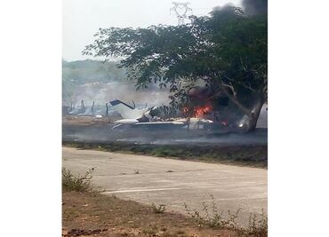 Cae avioneta en Tres Valles, Veracruz